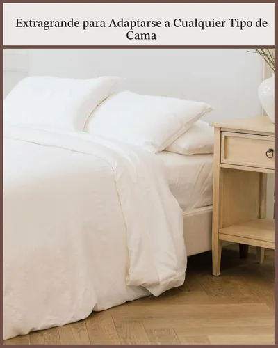Vista 5 de Cozy Earth - Funda de edredón de lujo, 100% viscosa de bambú Ultra-Soft, Cooling, & Lightweight Duvet Cover, Temperature-Regulating Bedding with