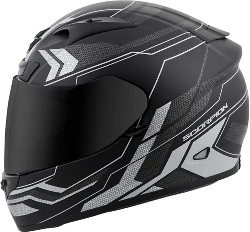 Vista 2 de ScorpionExo EXO-R710 casco de estilo rostro completo, para adulto, unisex, XS, Plateado