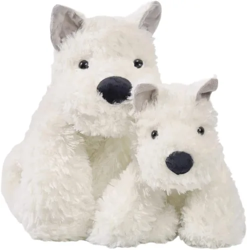 Vista 5 de Adorable juguete de peluche para perro West Highland White Terrier - Juguete de peluche suave de 8.6 pulgadas, el mejor amigo de los niños