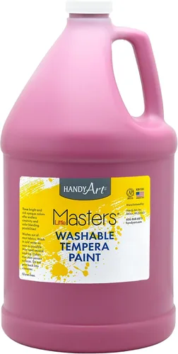 Vista 14 de Handy Art Little Masters - Pintura lavable, 16 onzas, color negro Bright & Mixable, High Opacity, Washable Colors for Classroom, Students, Kids