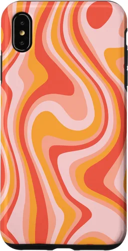 Vista 11 de iPhone 16 Retro Groovy Liquid Swirl Hippie 70's 80's Psychedelic Case