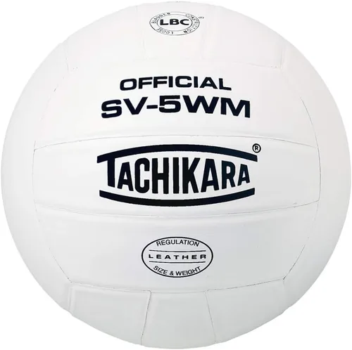 Vista 5 de Tachikara pelota de voleibol, piel de grano completo