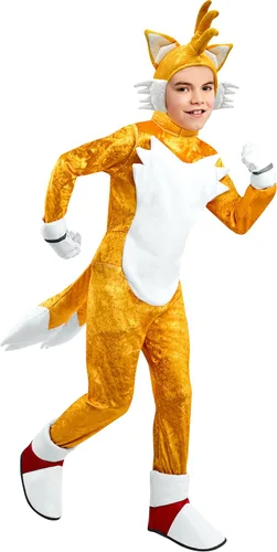 Vista 4 de Rubies Sonic the Hedgehog: Disfraz de colas para niños, talla S