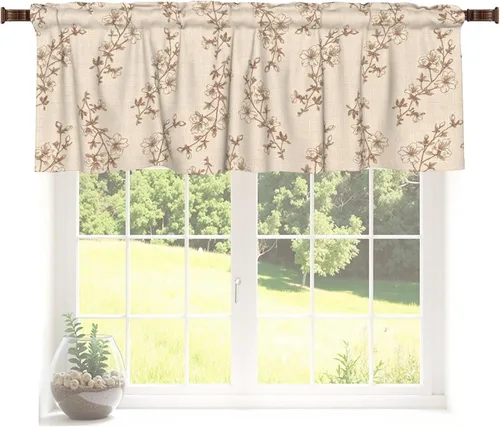 Vista 50 de Cenefa de estrella del oeste de Texas para ventana, rústica, granja, granero, cocina, cenefa de ventana rural vintage con bolsillo para barra