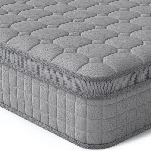 Vista 7 de Vesgantti Colchón híbrido multicapa individual de 8 pulgadas, varios tamaños y estilos disponibles, diseño ergonómico con espuma viscoelástica