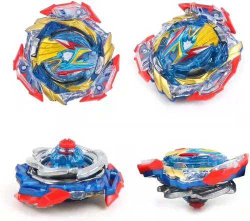 Vista 5 de MUSTYBELT Juego de Trompos para Combate Burst Gyro, Juego de Juguete para Regalo para Niños de 6, 8, 10, 12+ años, Juego de Combate con 12 Trompos