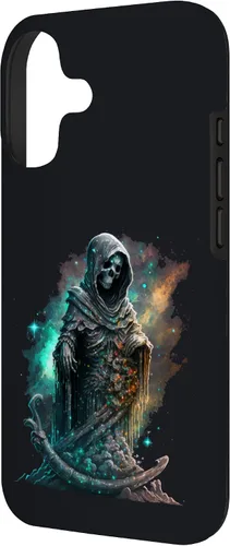 Vista 2 de Santa Muerte - Carcasa para iPhone 17, diseño de folklore mexicano