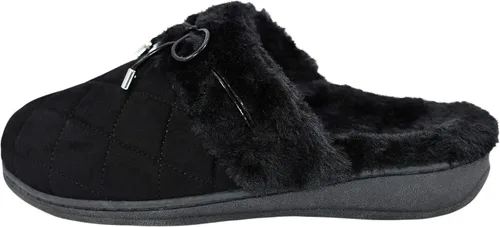 Vista 6 de Vionic Pleasant - Pantuflas ortopédicas para mujer, Negro