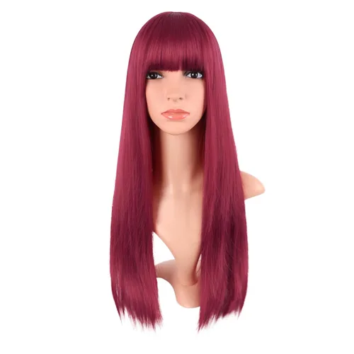 Vista 28 de MapofBeauty Peluca de disfraz de cosplay rizada en espiral de 32 pulgadas Azul celeste