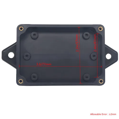 Vista 3 de Project Box IP65 Caja de Conexiones Impermeable de Plástico ABS Cajas Eléctricas Caja de Proyecto Electrónico DIY Carcasa de Alimentación con Oreja