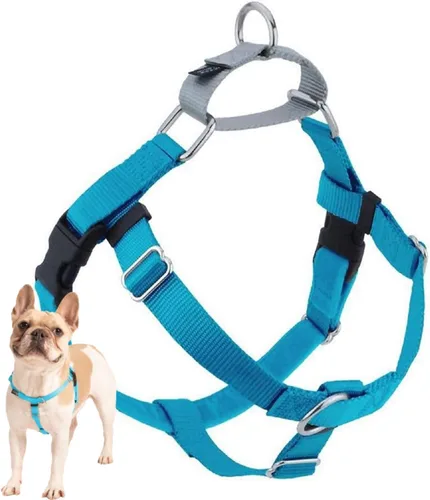 Vista 26 de 2 Hounds Design Freedom - Arnés para perro sin tirones, arnés ajustable, fácil de caminar y control cómodo, se adapta a perros pequeños, medianos