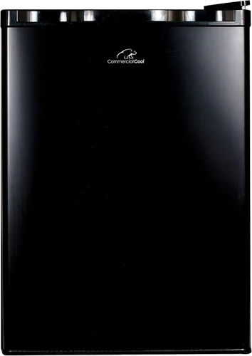 Vista 3 de Commercial Cool CCR26B - Refrigerador y congelador compacto de una sola Negro