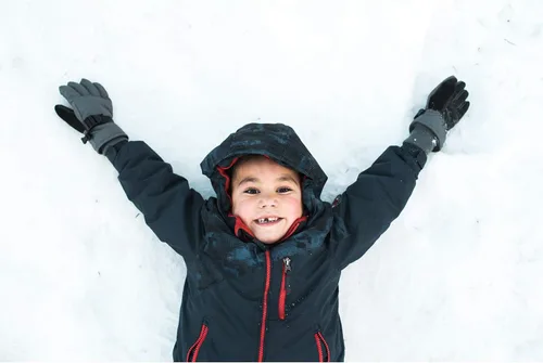 Vista 7 de Zelda Matilda - Los guantes de invierno más cálidos e impermeables para niños, para nieve y esquí