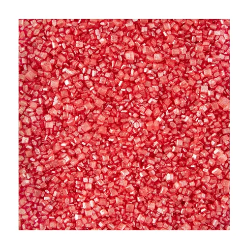 Vista 2 de Wilton Gránulos de azúcar perlados para decoración de galletas y pasteles, 5.22 onzas, rojo rubí