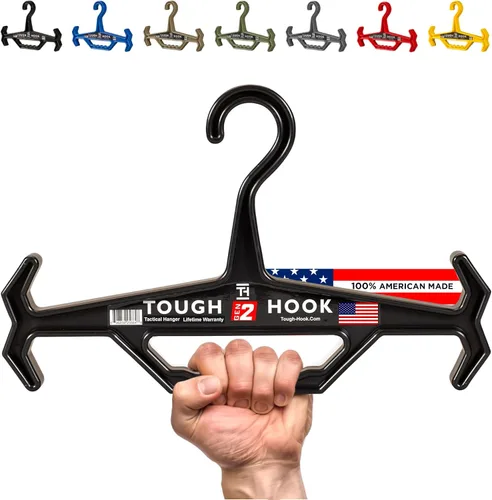 Vista 15 de Tough Hook ID - Percha de identificación resistente, fabricada en Estados Unidos, tapa de 200 libras, portaplatos, equipo táctico, buceo BCD