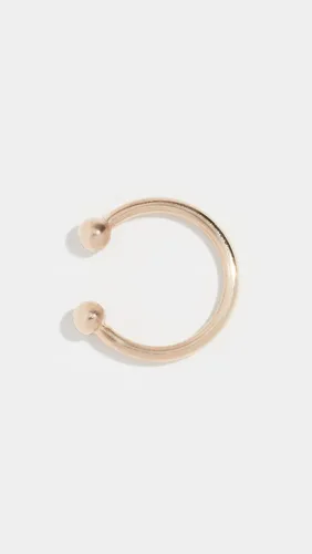 Vista 4 de Orejera de oro de 14 quilates para mujer