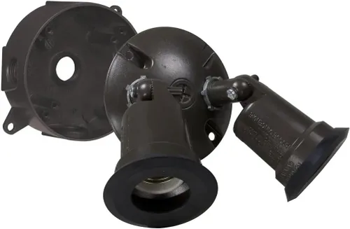 Vista 2 de Hubbell-Bell LT233WH Kit de Luz de Inundación Tradicional para Exteriores, Blanco