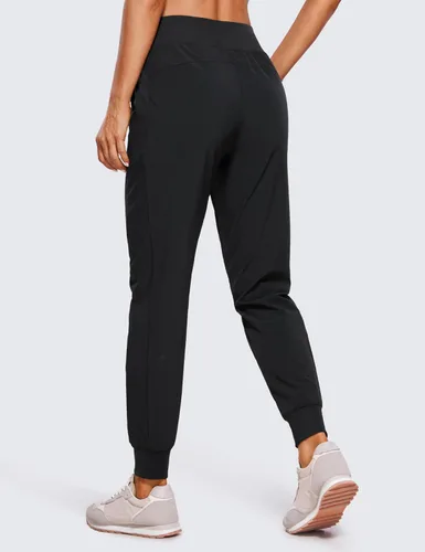 Vista 2 de CRZ YOGA Pantalones deportivos para mujer con bolsillos, ligeros, para entrenamiento, viajes, uso casual, golf, senderismo, secado rápido