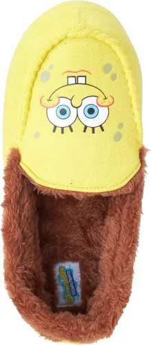 Vista 5 de Nickelodeon Pantuflas para hombre - Bob Esponja y Patricio 3D Fuzzy Slippers (7-14)