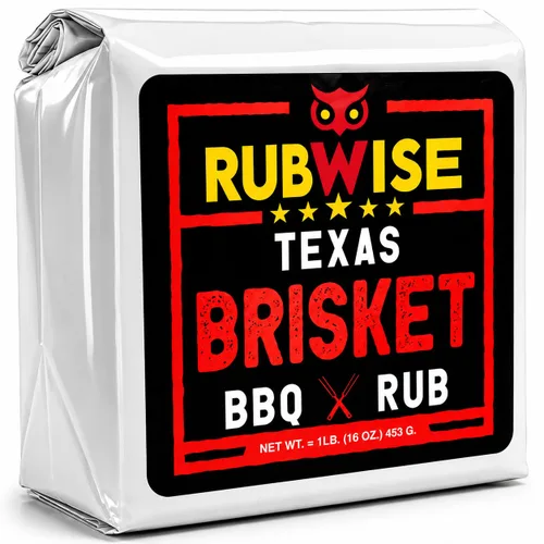 Vista 10 de RubWise Texas Style Brisket Rub, dulce, ahumado y salado, 11.5 onzas