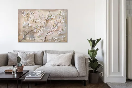 Vista 4 de Jaxson Rea Tre Sorelle Studios - Lienzo envuelto en galería Cherry Blossoms III, 15 x 10 pulgadas