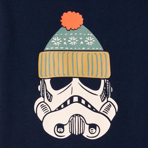 Vista 4 de Amazon Essentials Disney Marvel Star Wars - Pijama unisex de algodón ajustado para niños