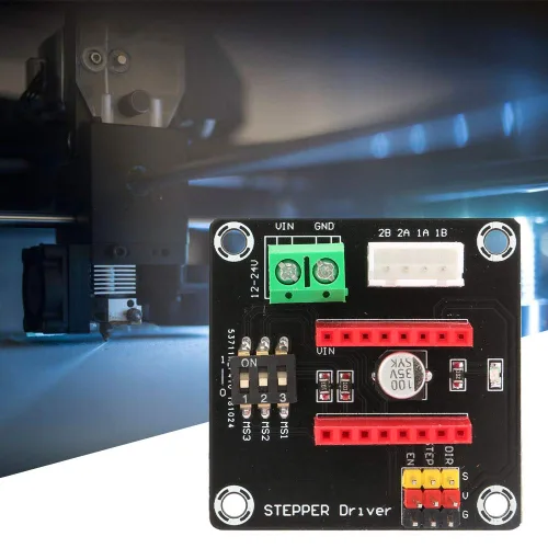 Vista 6 de Jeanoko DRV8825/A4988 Placa de expansión de controlador de motor paso a paso estable Módulo de control de impresora 3D para impresora 3D (2)