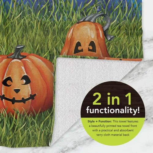 Vista 3 de Briarwood Lane Toalla de mano de gnomos de Halloween 26" x 18