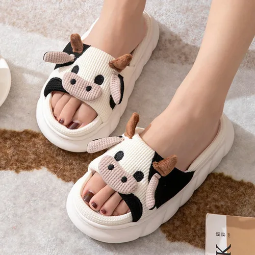 Vista 7 de Cute Animal Slippers For Women Men,Cute House Slippers For Women,Kawaii House Slippers,Cartoon Slides