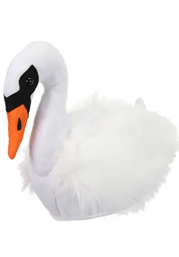 Vista 2 de Sombrero de Peluche Adulto Cisne Multicolor
