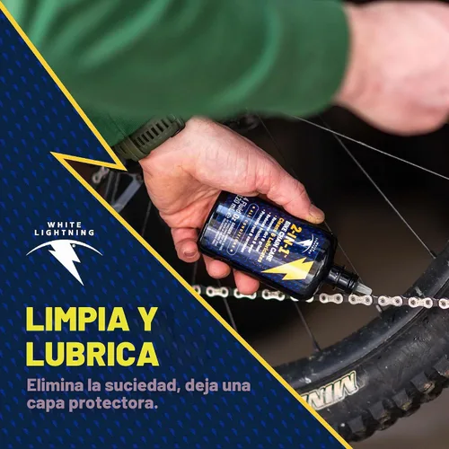 Vista 2 de White Lightning Lubricante y desengrasante para bicicleta 2 en 1 4 fl oz