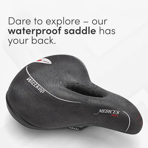Vista 7 de Wittkop - Asiento de bicicleta de gran tamaño para bicicleta Peloton y bicicleta +, asiento de bicicleta cómodo, compatible con bicicletas Peloton