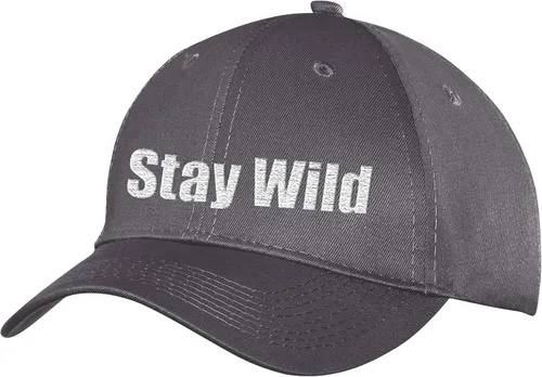 Vista 2 de Gorra de béisbol de tamaño ajustable personalizable con texto bordado