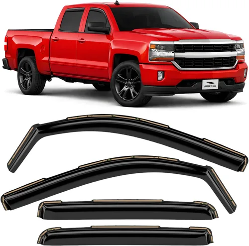 Vista 70 de Voron Glass in-Channel Rain Guards for Chevy Equinox 2018-2024 Para Equinox 18-24