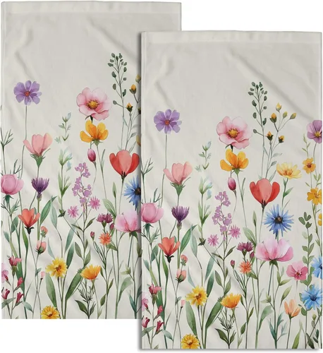 Vista 38 de Giwawa Juego de 2 toallas de mano vintage con diseño de oso y ciervo, diseño de alce y árbol, toalla de cara súper suave para baño, cocina, hombre