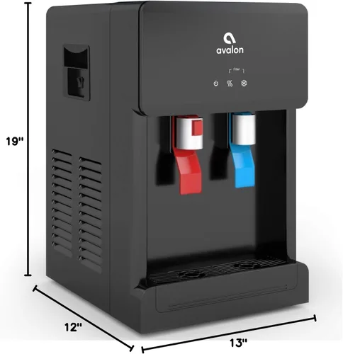 Vista 7 de Avalon B8BLK Dispensador de agua sin botellas y sin contacto de sobremesa - Filtros de agua de 2 etapas y kit de instalación incluido, certificado
