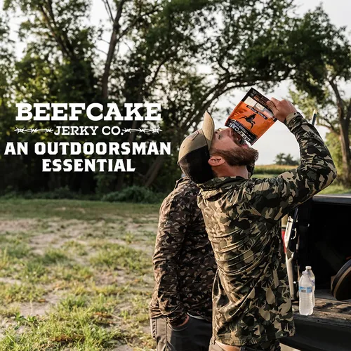 Vista 3 de Beefcake Jerky Ultimate Flavor Sampler (7-Paquete) - Variedad Gourmet de Carne Seca, 9g de Proteína, 80-100 Calorías, 2.7 Oz Cada Una - Snacks