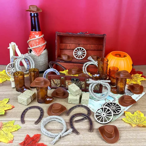 Vista 6 de Western Centerpieces Western Party Decorations for Craft Birthdays Weddings and Cowboy parties