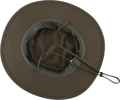 Vista 5 de Connectyle Sombrero Boonie de ala ancha UPF 50+ para hombre, transpirable, para pesca, senderismo, sombrero para el sol