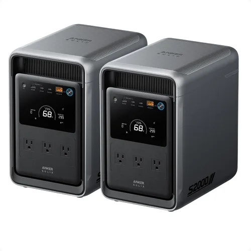 Vista 12 de Anker SOLIX S2000 Estación de energía portátil con panel solar de 400 W