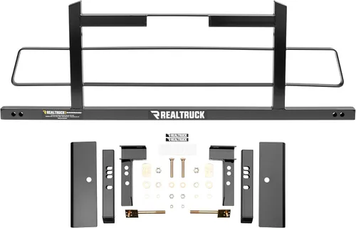 Vista 4 de Kit de hardware RealTruck BACKRACK para uso con caja de herramientas de 21", Negro, Sin necesidad de perforación 30119TB Compatible