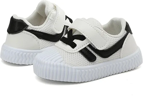 Vista 2 de HLMBB Baby Shoes Sneakers for Infant Toddler Girls Boys Kids Babies 6 9 12 18 Months Pre Walker Black