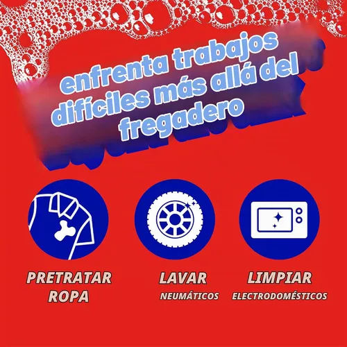 Vista 7 de Ajax Ultra Jabón Líquido para Platos con Fabuloso, Aroma a Lavanda, 52 Oz