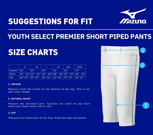 Vista 2 de Pantalón corto Mizuno entubado para jóvenes