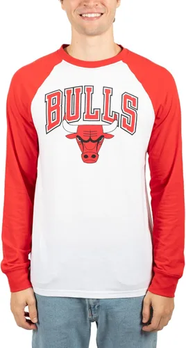 Vista 7 de Ultra Game Men’s NBA Official Super Soft Raglan Baseball T-Shirt