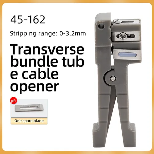 Vista 2 de 45-162 Pelacables de fibra óptica de fibra óptica Pelacables de cable coaxial Herramienta de corte de pelado(45-162)