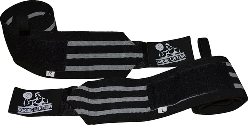 Vista 9 de Nordic Lifting Wrist Wraps Super Heavy Duty (1 Pair/2 Wraps) 24" Support for Weight Lifting Powerlifting Gym Cross Training- Weightlifting