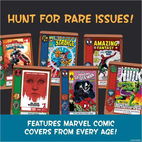 Vista 7 de Spin Master Games, Marvel Comic Hunters, juego de cartas de estrategia de coleccionismo de cómics para fanáticos de Marvel Rivals y películas