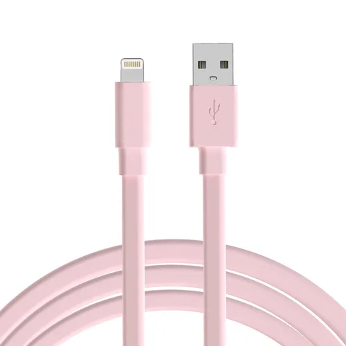 Vista 9 de TalkWorks Cable de carga Lightning plano compatible con iPhone 14/Plus/Pro/Pro Max, 13/Mini/Pro/Pro Max, 12/Pro/Pro Max/Mini, 11/Pro/Pro Max, XR