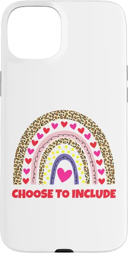 Vista 9 de Choose to Include Leopard Rainbow Special Needs Awareness Case for iPhone 17